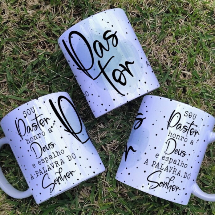 Arte Caneca Pastores - Png e Corel