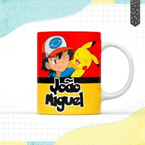Arte Caneca POKEMON 20 Arte Caneca POKEMON