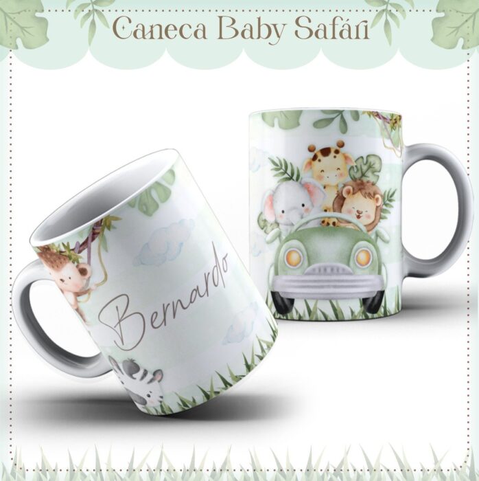 Arte Caneca Safari Baby