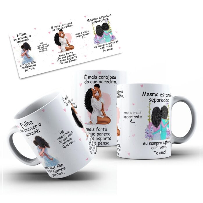 Arte Caneca se Houver Amanha Filha - Png