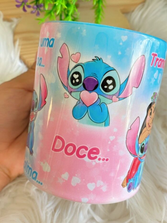 Arte Caneca Stitch Vocês Que Me Estressam