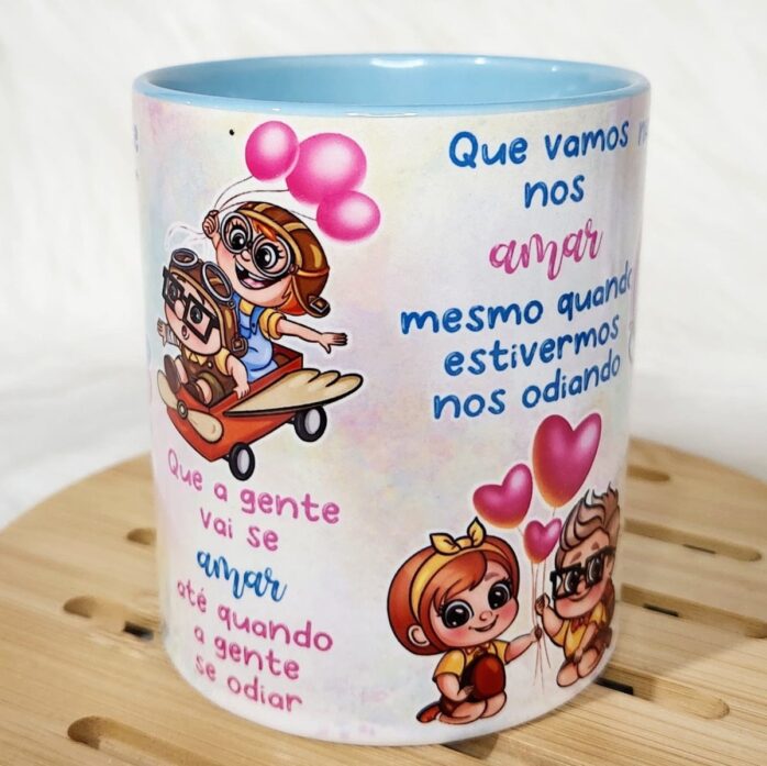 Arte Caneca Up Aventuras - Png