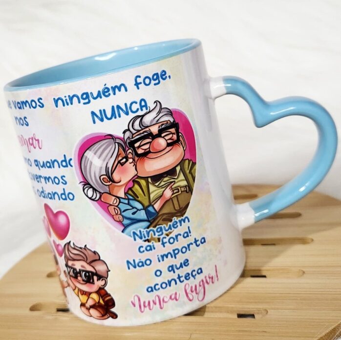 Arte Caneca Up Aventuras - Png