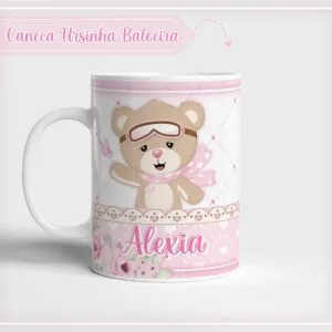 Arte Caneca Ursinha Baloeira