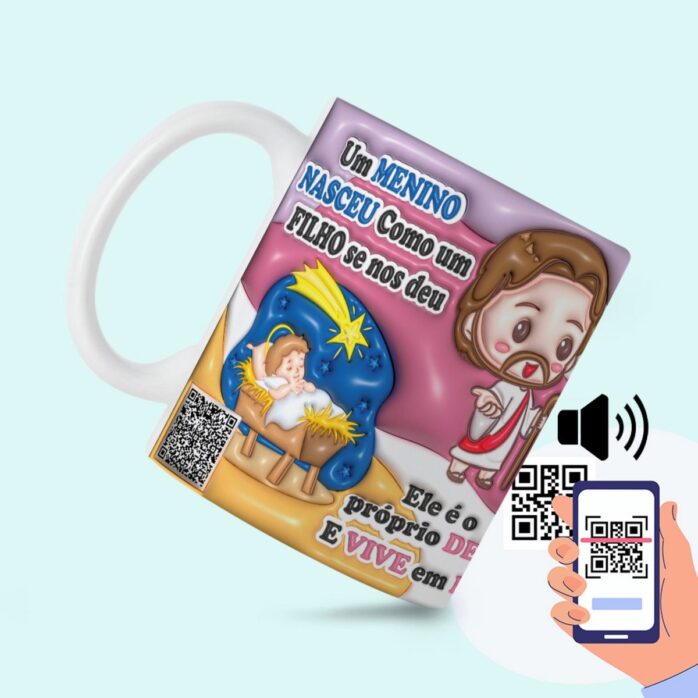Arte Caneca Verdadeira Natal