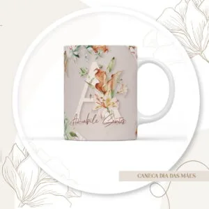 Arte Canecas Alfabeto Floral 11 Arte Canecas Alfabeto Floral