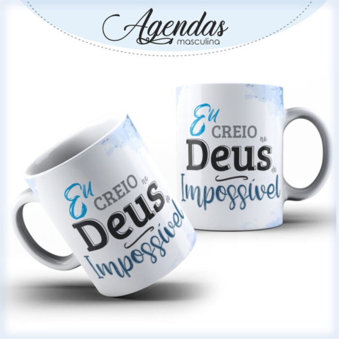 Arte Canecas Deus do Impossível