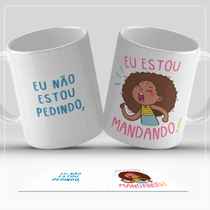 Arte Canecas Dia das Mães Png