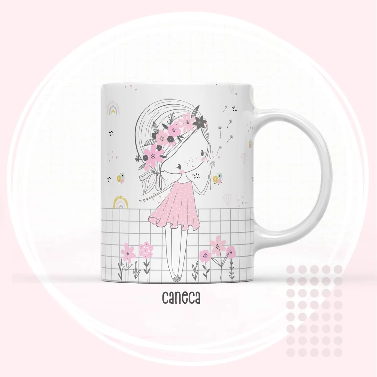Arte Canecas Kids Menina e Menino 1 Arte Canecas Kids Menina e Menino