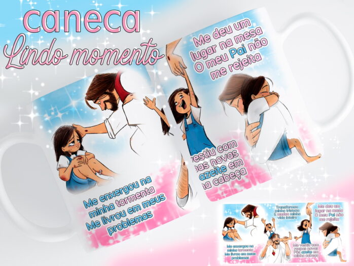 Arte Canecas Lindo Momento