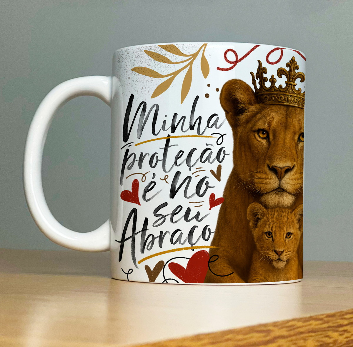 Arte Digital Sublimação Caneca Mães Leoas 3 Arte Digital Sublimação Caneca Mães Leoas - Imagem 3
