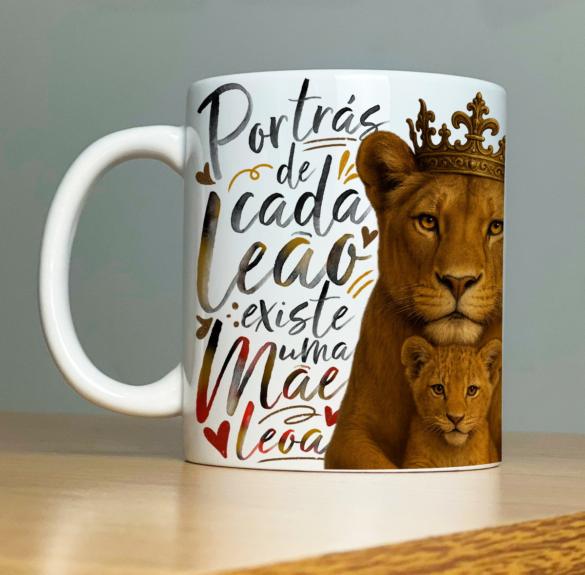Arte Digital Sublimação Caneca Mães Leoas 4 Arte Digital Sublimação Caneca Mães Leoas - Imagem 4