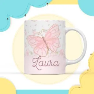 Arte Digital Caneca Borboleta 3 Arte Digital Caneca Borboleta