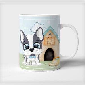 arte digital caneca cachorrinhos arquivo digital