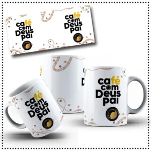 Arte Digital Caneca Cafe Com Deus Pai Png 5