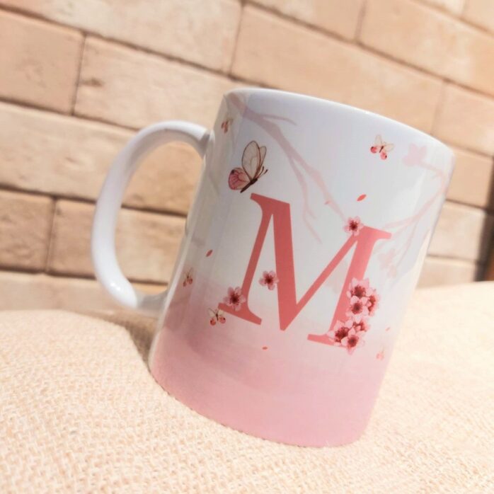 Arte Digital Caneca Cerejeira Alfabeto