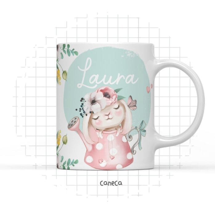 Arte Digital Caneca Coelhinha Delicada