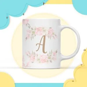 Arte Digital Caneca Floral 8 Arte Digital Caneca Floral
