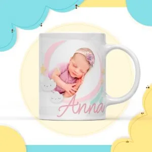Arte Digital Caneca Foto Menina 1