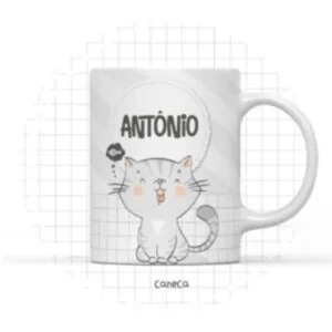 Arte Digital Caneca Gatinho