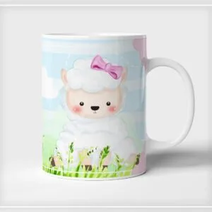 Arte Digital Caneca Ovelhinha Menina 18 Arte Digital Caneca Ovelhinha Menina