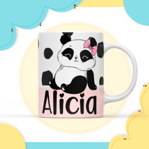 Arte Digital Caneca Panda Menina PNG para Sublimação 8 arte digital caneca panda menina arquivo digital