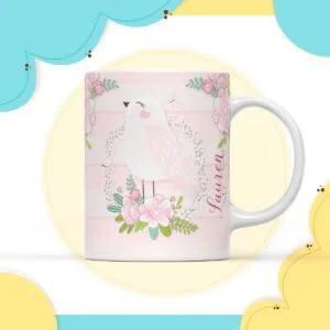 Arte Digital Caneca Passarinho