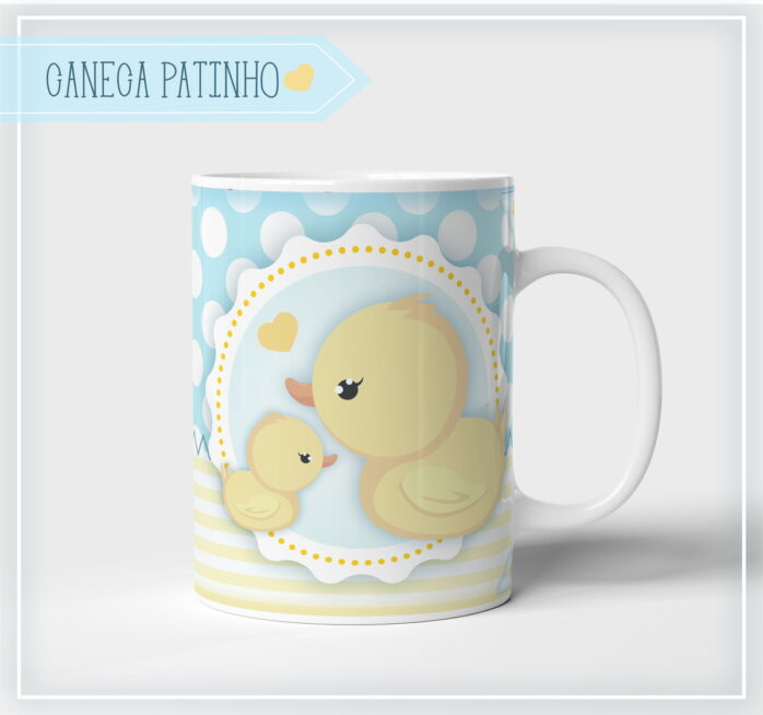 Arte Digital Caneca Patinho