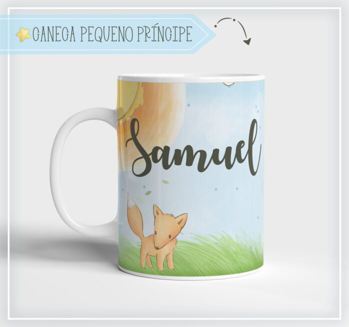 Arte Digital Caneca Pequeno Príncipe