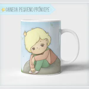 Arte Digital Caneca Pequeno Príncipe