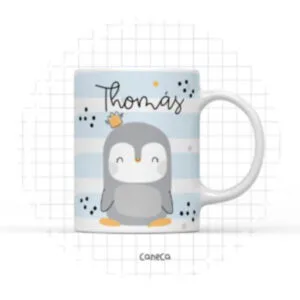 Arte Digital Caneca Pinguim 18 Arte Digital Caneca Pinguim