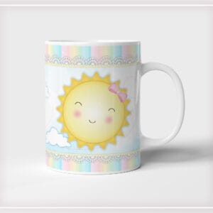 Arte Digital Caneca Raio de Sol
