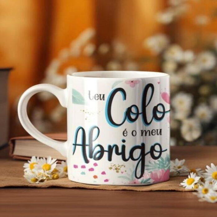 Arte Digital Canecas Mãe Abrigo - Png e Corel