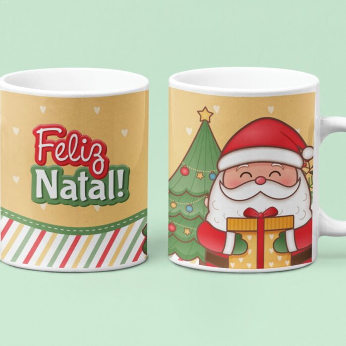 Arte Digital Canecas - Natal 2023