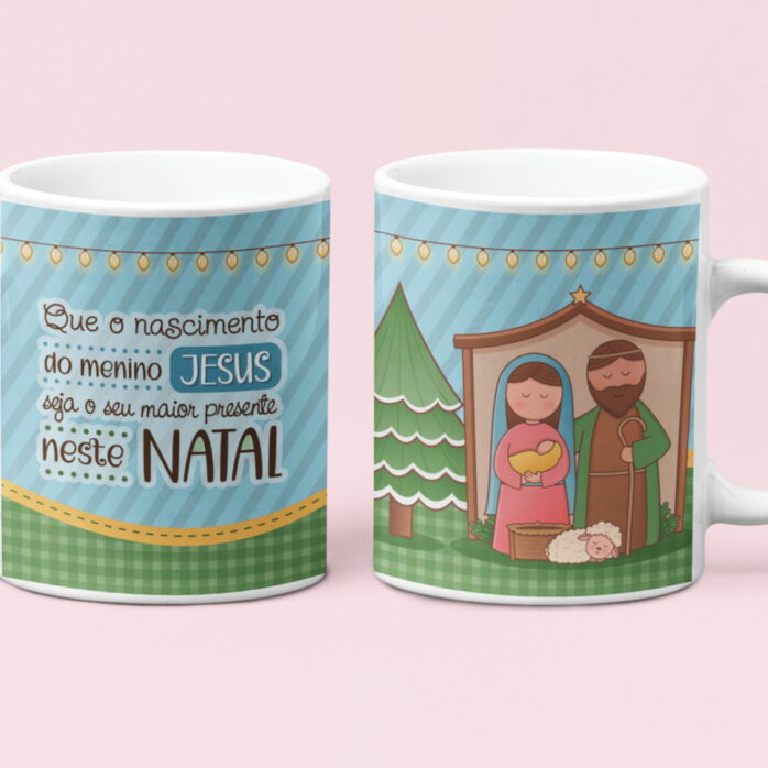 Arte Digital Canecas - Natal 2023