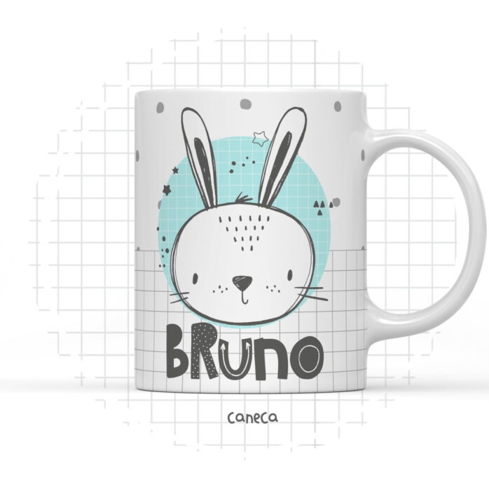 Arte Digital Coelho Escandinavo