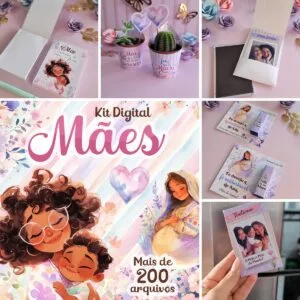 Arte Digital Exclusiva Mães 2024 Mimos Personalizados