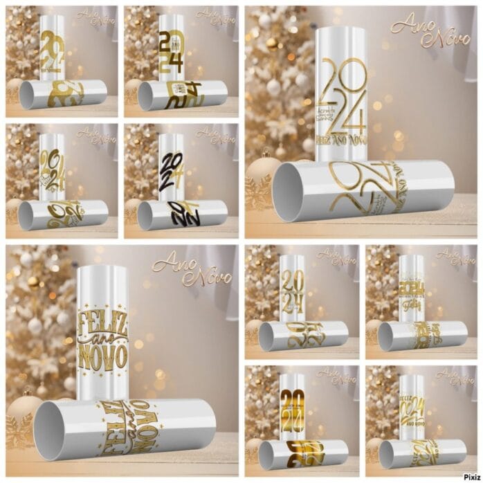 Arte Digital Long Drink - Ano Novo 2024