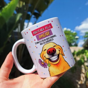 Arte Digital Amizade para Caneca Sublimação 5 arte digital obrigada pela amizade jpg caneca 2