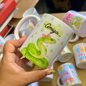 Arte Digital Para Caneca Amizade Galinha e Cobra 26 Arte Digital Para Caneca Amizade Galinha e Cobra