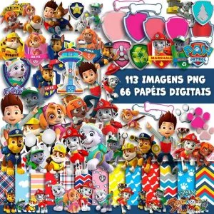 Arte Digital PNG Patrulha Canina Desenho Infantil Criança