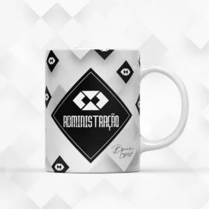 Arte para Caneca Administração Masculina 20 Arte para Caneca Administração Masculina