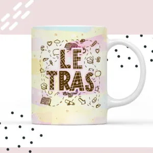 Arte para Caneca Letras