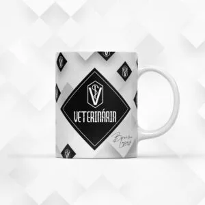 Arte para Caneca Veterinária Masculina 18 Arte para Caneca Veterinária Masculina