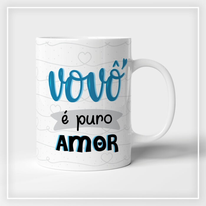 Arte para Canecas Dia dos Avós