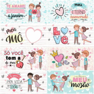 arte para canecas dia dos namorados arquivo digital