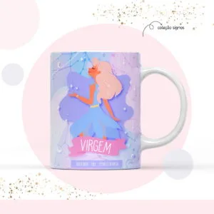 Arte para Sublimação Caneca Signo Virgem 25 Arte para Sublimação Caneca Signo Virgem