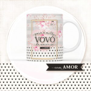 Arte para Sublimação Caneca - Vovó