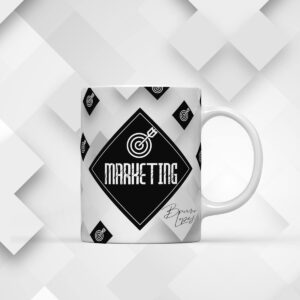 Arte para Xícara Marketing Masculina com Monograma CL 8 arte para xicara marketing masculina