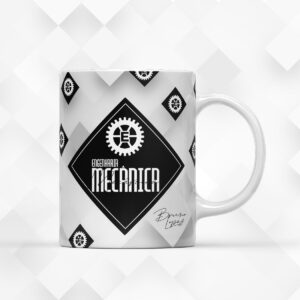 arte para xicara mecanica masculina